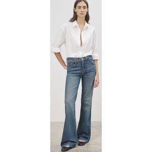 NILI LOTAN Celia High Rise Bootcut Jeans in Classic Wash - Size 27 In Waist